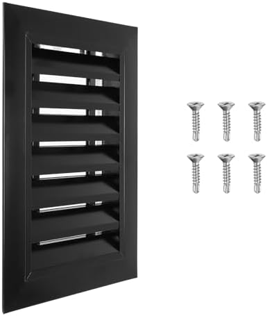 PATIKIL 14 x 10 Inch Gable Vent, 8 x 12 Inch Duct Opening Size by PATIKIL