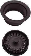 Westbrass A2089SEV-12 3-1/2" Kitchen Sink Waste Disposal Drain Flange and by Westbrass
