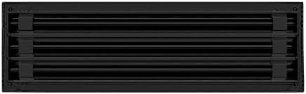 BUILDMART - 20x6 Modern AC Vent Cover - Decorative Black Air Vent - Standard - Image 2