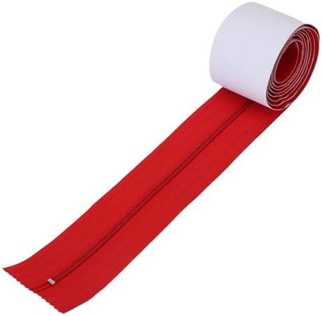 GOWENIC 2Pcs Dust Protector Zipper, Heavy Duty Peel and Stick Zipper, Reusable - Image 2