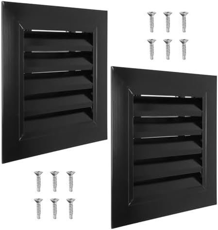 PATIKIL 10 x 10 Inch Gable Vent, 8 x 8 Inch Duct Opening Size by PATIKIL