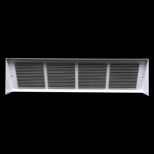 Fits 24x6 Duct Opening | Steel Triangular Baseboard Return Air Grille by Handua - Image 4