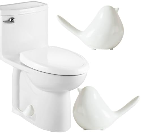 Ceramic Bird Toilet Bolt Covers Decorative Toilet Bolt Caps, Toilet Screw Cover by Unknown
