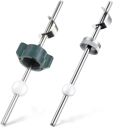 Enhon 2 Pack Lavatory Pop up Center Piece Assembly, Sink Pivot Rod Replacement by Clickhere