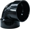 LESSO 4" Elbow ABS Pipe Fittings, 90 Degree Elbow, SCH40 Black by LESSO