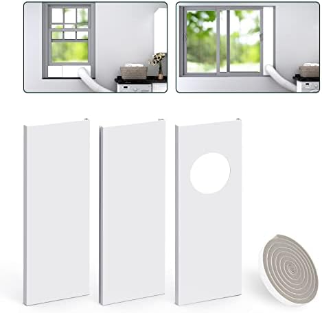 Flehomo Dryer Vent Window Kit, Dryer Vent Kit by Flehomo
