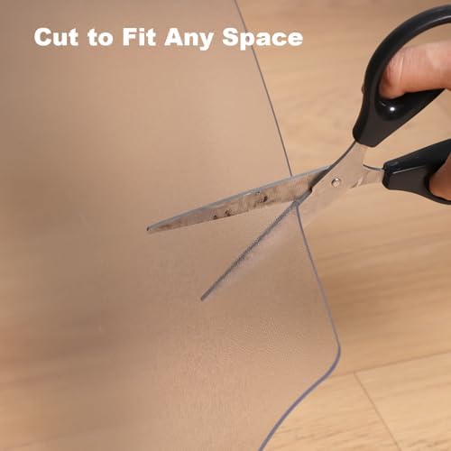 3'×3' Frosted Clear Waterproof Area Mat - Image 6
