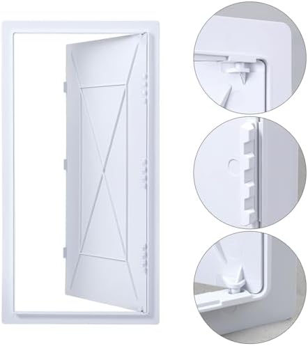 QWORK Access Panel for Drywall, 14 x 29 Inch ABS Plastic Access Door, Removable - Image 6