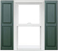 Polaris Homeside Raised Panel Vinyl Shutters 14-1/2in. x 31in. by Polaris