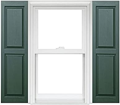 Polaris Homeside Raised Panel Vinyl Shutters 14-1/2in. x 59in. by Polaris