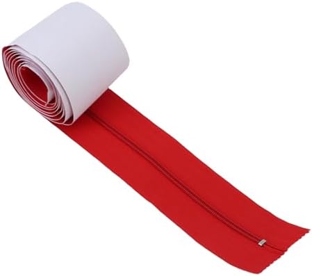 Pssopp 2pcs Nylon Double Side Indoor Outdoor Dust Barriers Peel Stick Zipper by Pssopp