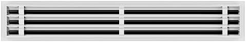 BUILDMART - 36x6 White Modern AC Vent Cover - Decorative Air Vent - Standard - Image 2