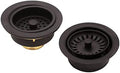 Westbrass CO2165S-12 COMBO PACK 3-1/2" Post Style Large Kitchen Sink Basket by Westbrass