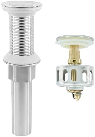 Bathroom Sink Drain, Drain Stopper Bathroom Sink Without Overflow, Small Cap by Rackickyer