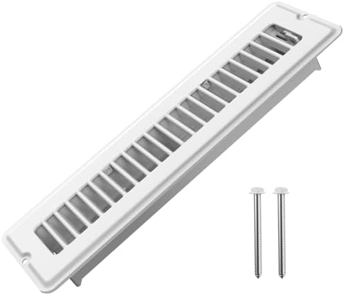 Floor Register 2x12, 1 Pack White Floor Vent by JSLIN