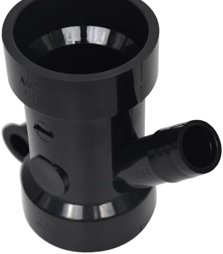 60519 Dishwasher Drain Hose Adapter Black Plastic - Image 4