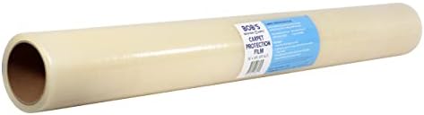 BISupply Plastic Carpet Protector Film, 36in x 200ft – Floor Protector by BISupply