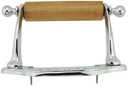 Stylish Wall Mount Toilet Paper Holder 6.5" W Chrome Plated Solid Brass Easy - Image 7