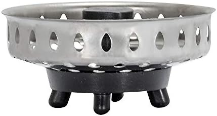 EZ-FLO Replacement Basket, Rubber Pronged Bottom, Stainless Steel, Fits 3-1/2 by EZ-FLO