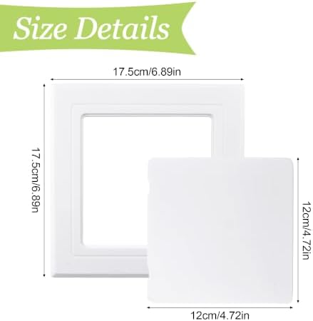 Self Adhesive Access Panel for Drywall 4.7 x 4.7 inch Surface-Mounted Wall Hole - Image 2