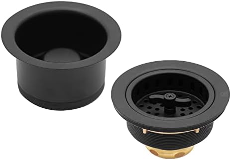 Westbrass CO2195-62 COMBO PACK 3-1/2" Wing Nut Twist Style Large Kitchen Sink by Westbrass