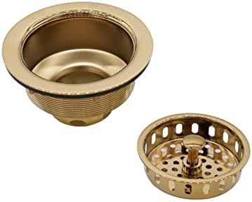 Westbrass CO2165S-01 COMBO PACK 3-1/2" Post Style Large Kitchen Sink Basket - Image 7