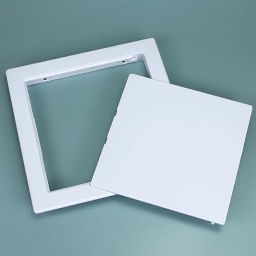 QWORK Access Panel for Drywall, 2 Pack 8 x 8 Inch ABS Plastic Access Door - Image 4