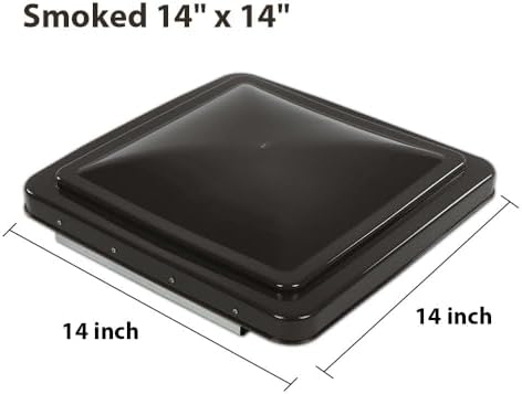 ALLGOOD 14" x 14" Replacement Roof Vent Cover Camper RV Trailer Ventline - Image 2
