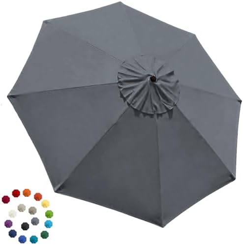 EliteShade USA 9FT Patio Umbrella Replacement Covers 8 Ribs Market Umbrella by EliteShade