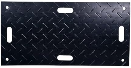4Pcs 3' x 6' Ground Protection Mats w/ 6 Pcs Single Connectors by MyteeProducts