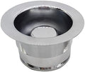 Westbrass D2105-26 3-1/2" EZ-Mount Brass Kitchen Sink Waste Disposal Drain by Westbrass