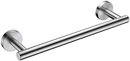 Nolimas 12 Inch Bath Hand Towel Bar SUS 304 Stainless Steel Towel Rod Rack by Giveyourbathroomanewlook
