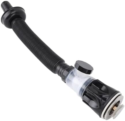 Sink Drain Pipe, Flexible P Trap Drain Kit, Anti Clogging Basket Filter - Image 3