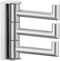 Angle Simple Swivel Towel Hook 3 Arms, Robe Coat Wall Hook, Brushed Nickel by AngleSimple