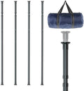 10-Foot Dust Barrier Poles Kit by Aglaiprty