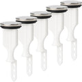 Universal Sink Drain Stopper 5 Pack | 5 Inch Pop-Up Replacement by FOURHOME