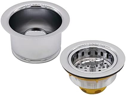 Westbrass CO2195-26 COMBO PACK 3-1/2" Wing Nut Twist Style Large Kitchen Sink by Westbrass