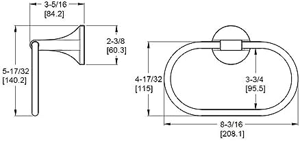 Pfister Pfirst Modern Towel Ring, Hand Towel Holder - Image 5