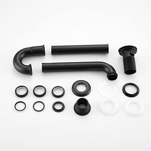 Bathroom Basin Sink U Shape Stopper Complete Set, Adjustable Height 1-1/4 - Image 7