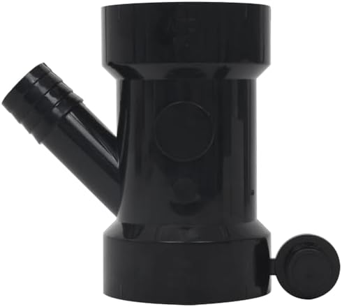 60519 Dishwasher Drain Hose Adapter Black Plastic by GYOFFULL