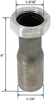 LEYSO Stainless Steel 1" NPS Thread Bar Sink 1-1/2” Drain - Image 5