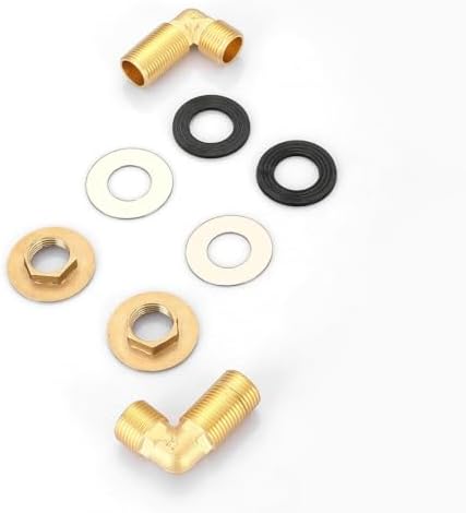 Installation Kit for Wall Mount Commercial Faucet, TOLSUNY Backsplash Mount Set - Image 6