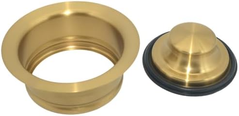 VARMHUS Garbage Disposal Sink Flange and Stopper, 3.5 Inch 304 Stainless Steel by VARMHUS