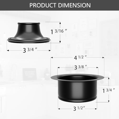 Sink Flange for Garbage Disposal Stopper, Universal Flange Plug Fit 3-1/2 Inch - Image 4