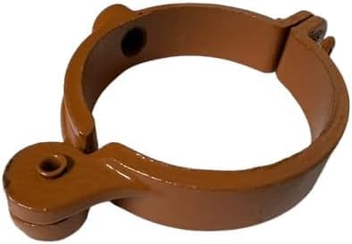 Hinged Split Ring Pipe Hanger Copper Epoxy Coated Iron - Image 5