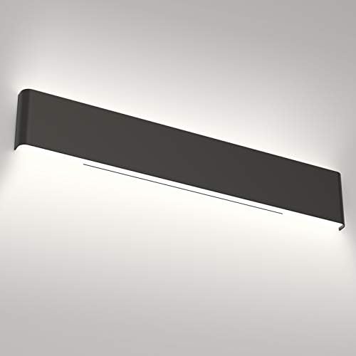 Aipsun 32.6 inch Modern Black Vanity Light Fixtures LED Black Bathroom Wall by Aipsun