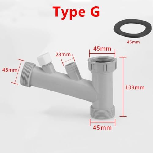 Universal Kitchen Sink Drain Pipe Adapter Replacement, Drain Hose Connector - Image 2