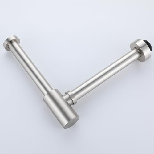 RANDOM Brass Round Bottle P-Trap 1 1/4, Raise and Lengthen Adjustable Basin - Image 7