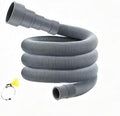 Extension Drain Pipe Strong Steel Rubber Hose Flexible Length Adjustable Washer by Unknown