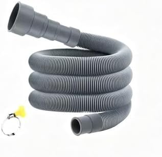 Extension Drain Pipe Strong Steel Rubber Hose Flexible Length Adjustable Washer by Unknown